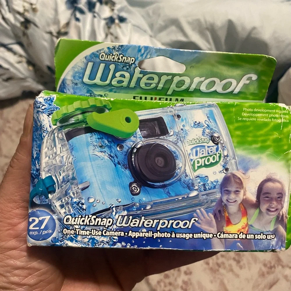 Fujifilm Underwater Camera Blue and Green for Casual Photography